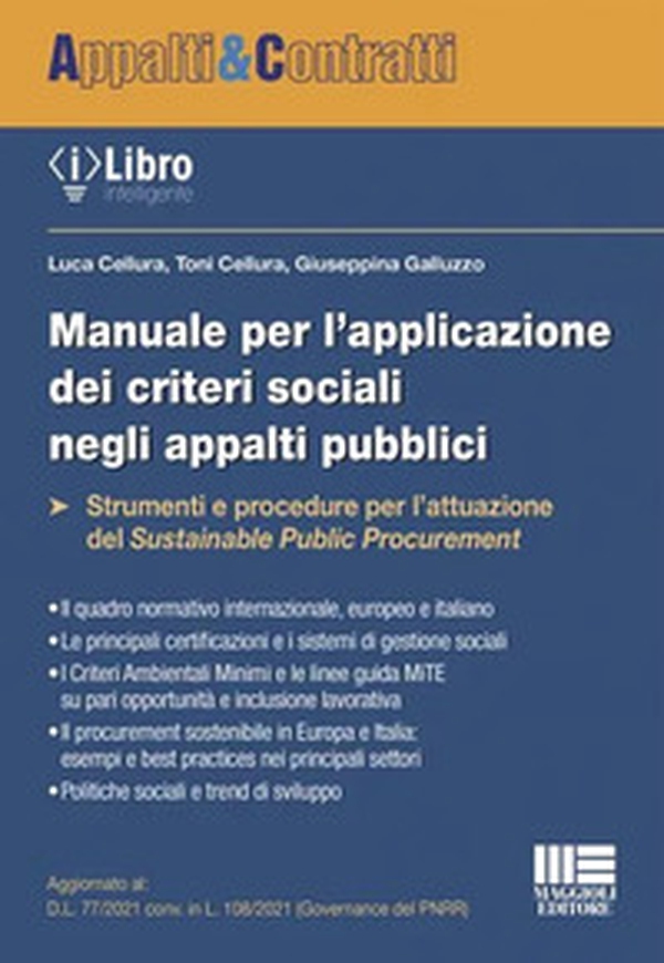 Manuale per l'applicazione dei criteri sociali negli appalti pubblici - Librerie.coop Manuale per l'applicazione dei criteri sociali negli appalti pubblici - Librerie.coop