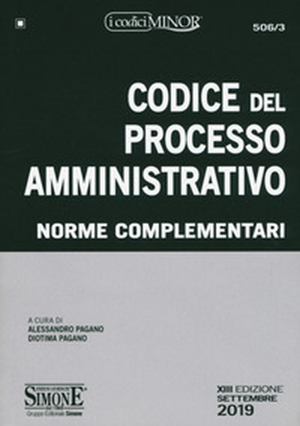 Codice del processo amministrativo. Norme complementari - Librerie.coop Codice del processo amministrativo. Norme complementari - Librerie.coop