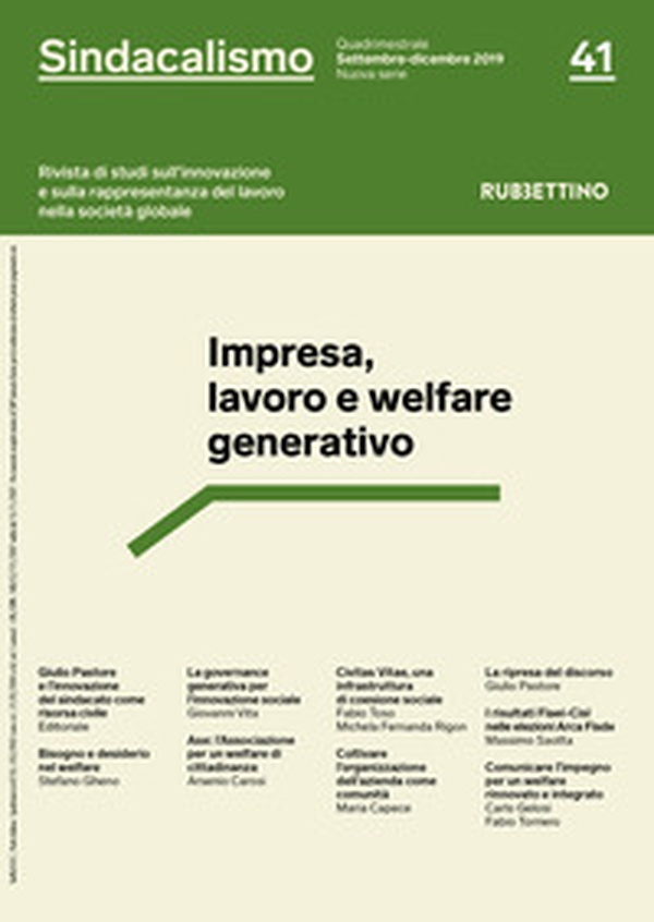 Sindacalismo. Rivista di studi sull'innovazione e sulla rappresentanza del lavoro nella società globale - Librerie.coop Sindacalismo. Rivista di studi sull'innovazione e sulla rappresentanza del lavoro nella società globale - Librerie.coop