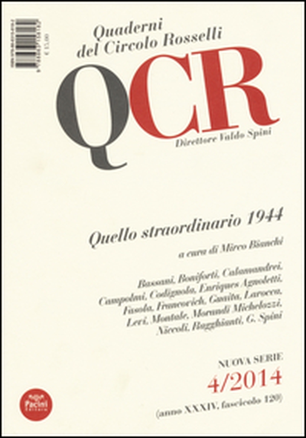 QCR. Quaderni del Circolo Fratelli Rosselli - Vol. 4 - Librerie.coop QCR. Quaderni del Circolo Fratelli Rosselli - Vol. 4 - Librerie.coop