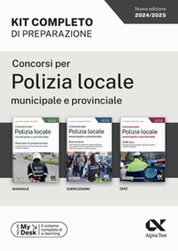 Concorsi per Polizia locale municipale e provinciale. Kit completo di preparazione. Ediz. MyDesk - Librerie.coop Concorsi per Polizia locale municipale e provinciale. Kit completo di preparazione. Ediz. MyDesk - Librerie.coop