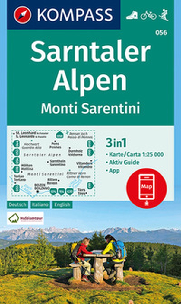 Carta escursionistica n. 056. Monti Sarentini 1:25.000 - Librerie.coop Carta escursionistica n. 056. Monti Sarentini 1:25.000 - Librerie.coop