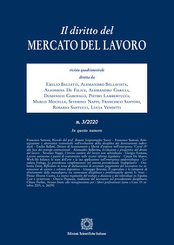 Il diritto del mercato del lavoro - Vol. 3 - Librerie.coop Il diritto del mercato del lavoro - Vol. 3 - Librerie.coop