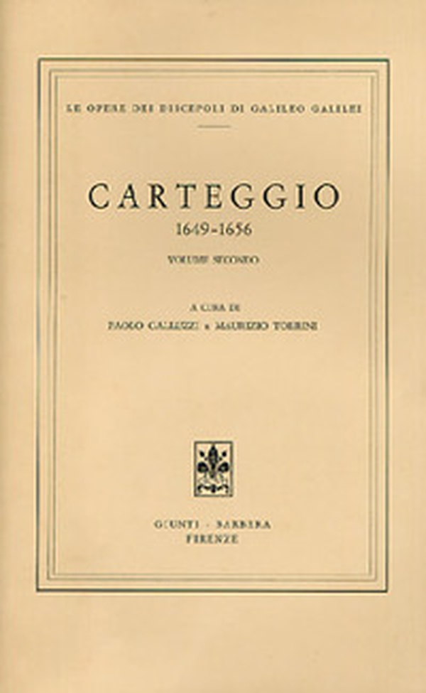 Carteggio 1649-1656 - Librerie.coop Carteggio 1649-1656 - Librerie.coop