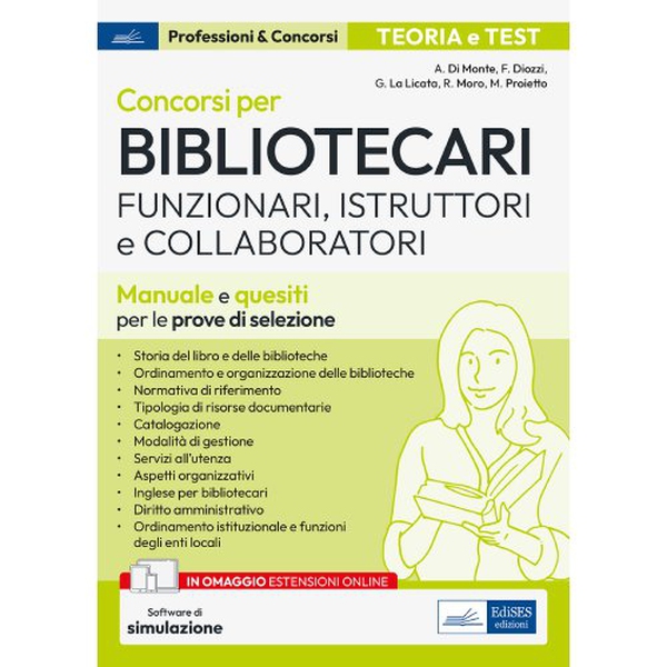 EBOOK - Concorsi per Bibliotecari. Funzionari, Istruttori e Collaboratori - Librerie.coop EBOOK - Concorsi per Bibliotecari. Funzionari, Istruttori e Collaboratori - Librerie.coop