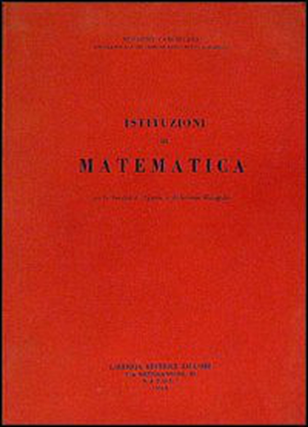 Istituzioni di matematica - Librerie.coop Istituzioni di matematica - Librerie.coop
