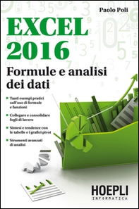 Excel 2016. Formule e analisi dei dati - Librerie.coop
