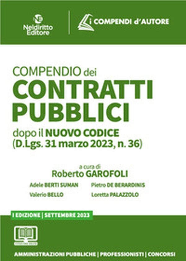 Compendio dei contratti pubblici - Librerie.coop Compendio dei contratti pubblici - Librerie.coop