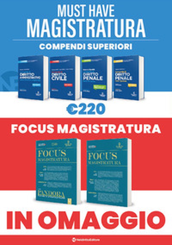 Must have magistratura: Kit 4 compendi superiori + 2 Focus - Librerie.coop Must have magistratura: Kit 4 compendi superiori + 2 Focus - Librerie.coop