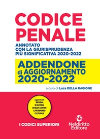 Maxi addenda di aggiornamento. Codice penale 2020-2022 - Librerie.coop