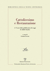 Cattolicesimo e restaurazione - Librerie.coop