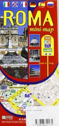 Roma. Mini guida. Mini map. Ediz. italiana e inglese - Librerie.coop