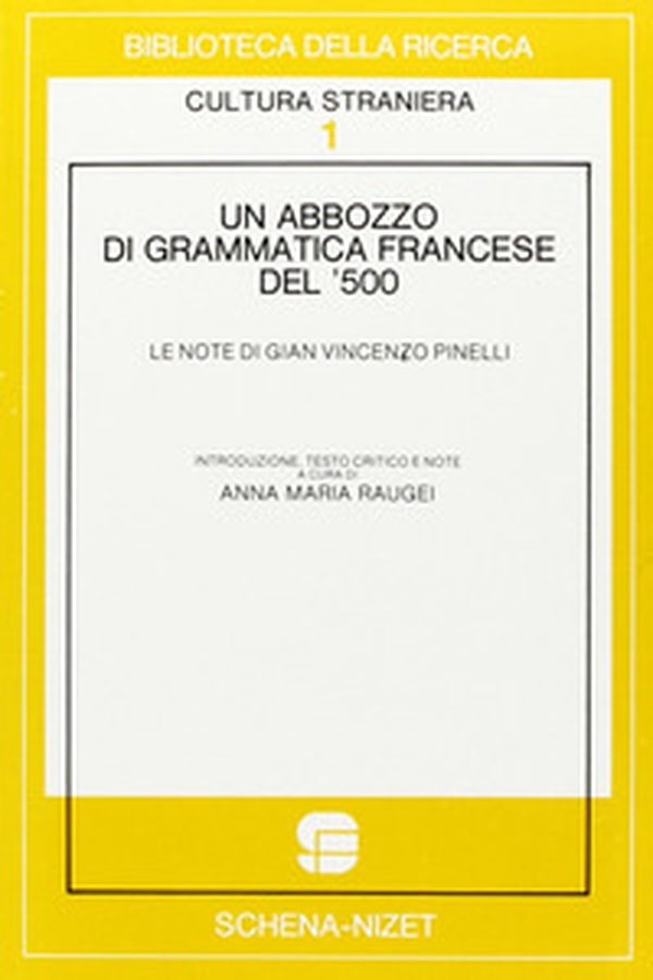 Un abbozzo di grammatica francese - Librerie.coop Un abbozzo di grammatica francese - Librerie.coop
