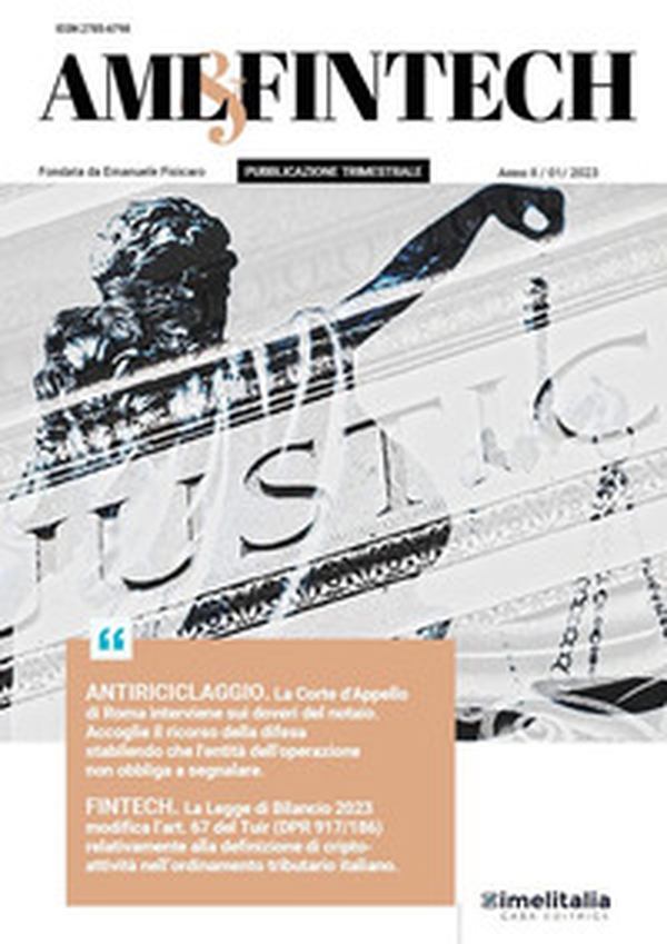 Aml&Fintech - Vol. 1 - Librerie.coop Aml&Fintech - Vol. 1 - Librerie.coop