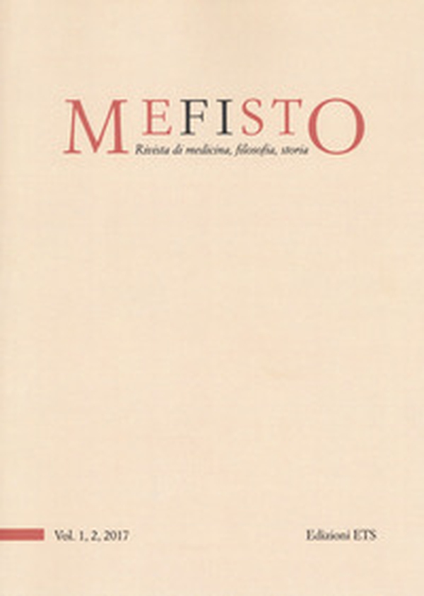 Mefisto. Rivista di medicina, filosofia, storia - Vol. 1-2 - Librerie.coop Mefisto. Rivista di medicina, filosofia, storia - Vol. 1-2 - Librerie.coop