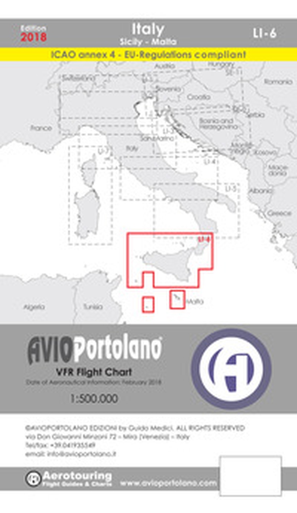 Avioportolano. VFR flight chart LI 6 Italy Sicily. ICAO annex 4 - EU-Regulations compliant. Ediz. italiana e inglese - Librerie.coop Avioportolano. VFR flight chart LI 6 Italy Sicily. ICAO annex 4 - EU-Regulations compliant. Ediz. italiana e inglese - Librerie.coop