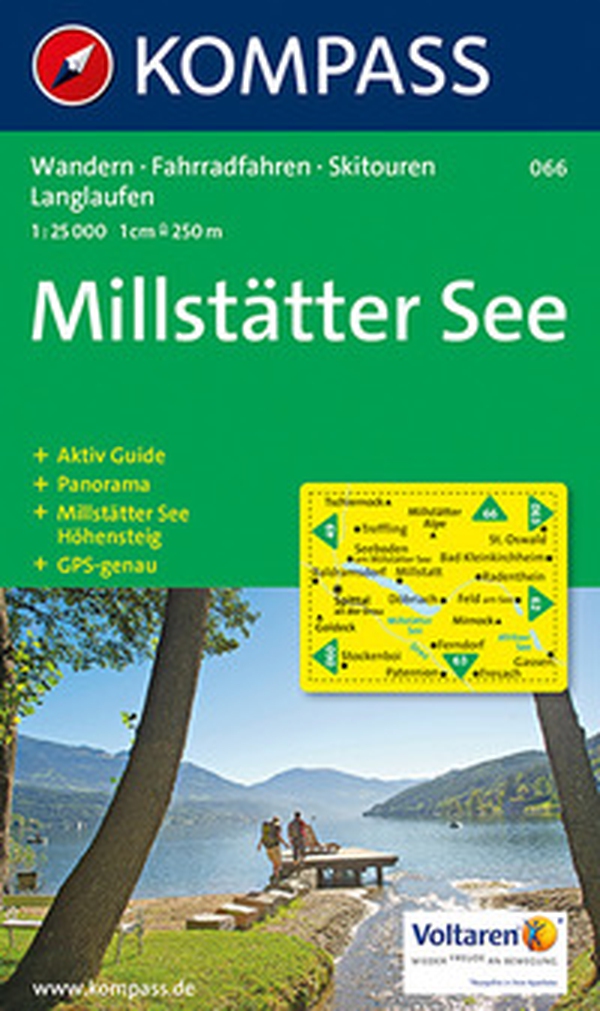 Carta escursionistica n. 066. Millstätter See 1:25.000. Con carta panoramica - Librerie.coop Carta escursionistica n. 066. Millstätter See 1:25.000. Con carta panoramica - Librerie.coop