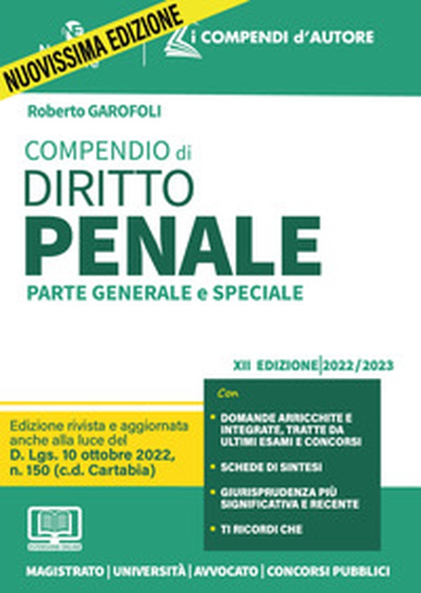 Compendio di diritto penale. Parte generale e speciale - Librerie.coop Compendio di diritto penale. Parte generale e speciale - Librerie.coop