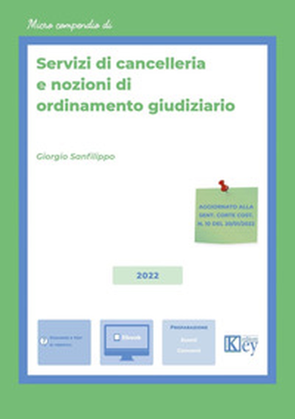Servizi di cancelleria e nozioni di ordinamento giudiziario - Librerie.coop Servizi di cancelleria e nozioni di ordinamento giudiziario - Librerie.coop