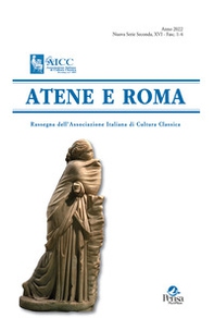 Atene e Roma. Rassegna dell'Associazione italiana di cultura classica - Vol. 1-4 - Librerie.coop