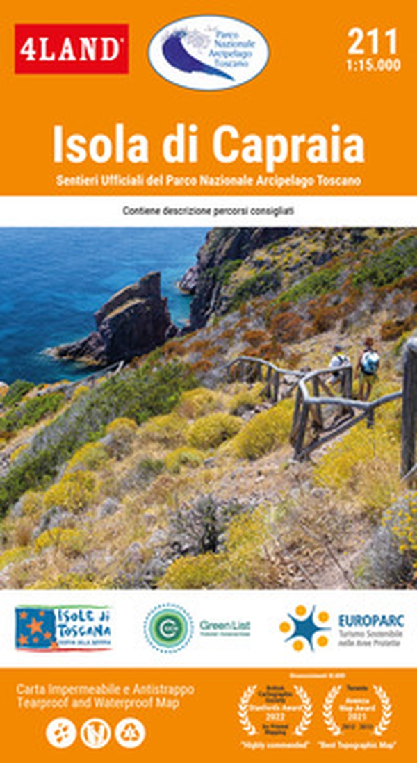 Isola di Capraia. Sentieri ufficiali del parco nazionale Arcipelago toscano 1:15.000 - Librerie.coop Isola di Capraia. Sentieri ufficiali del parco nazionale Arcipelago toscano 1:15.000 - Librerie.coop
