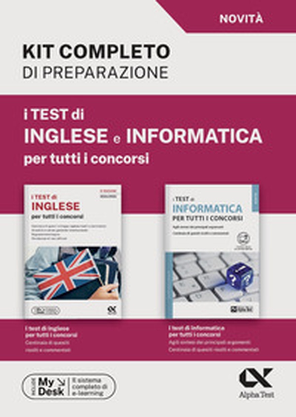 I test di inglese e informatica per tutti i concorsi. Kit completo di preparazione. Ediz. MyDesk - Librerie.coop I test di inglese e informatica per tutti i concorsi. Kit completo di preparazione. Ediz. MyDesk - Librerie.coop