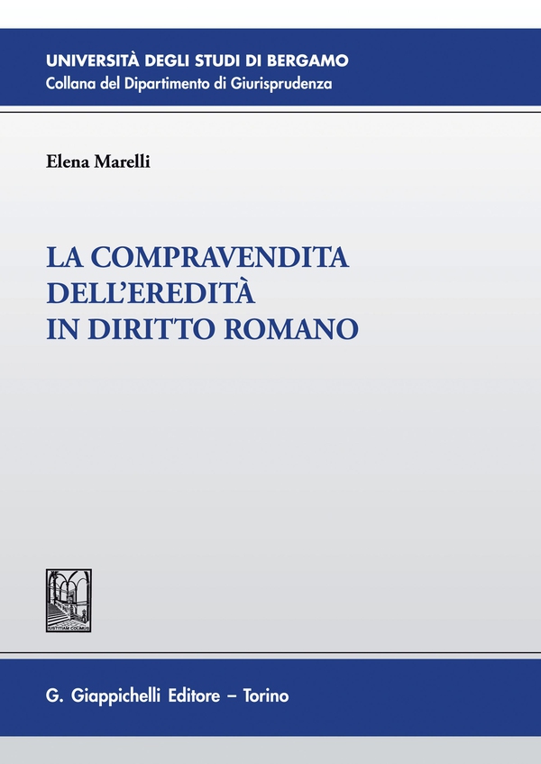 La compravendita dell'eredità in diritto romano- e-Book - Librerie.coop La compravendita dell'eredità in diritto romano- e-Book - Librerie.coop