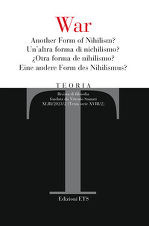Teoria. Rivista di filosofia. Ediz. italiana, inglese, tedesca e spagnola - Vol. 2 - Librerie.coop Teoria. Rivista di filosofia. Ediz. italiana, inglese, tedesca e spagnola - Vol. 2 - Librerie.coop