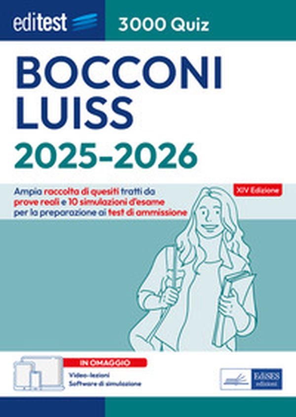 EdiTEST. Bocconi, Luiss. 3000 quiz. Ampia raccolta di quesiti tratti da prove reali e 10 simulazioni d'esame - Librerie.coop EdiTEST. Bocconi, Luiss. 3000 quiz. Ampia raccolta di quesiti tratti da prove reali e 10 simulazioni d'esame - Librerie.coop