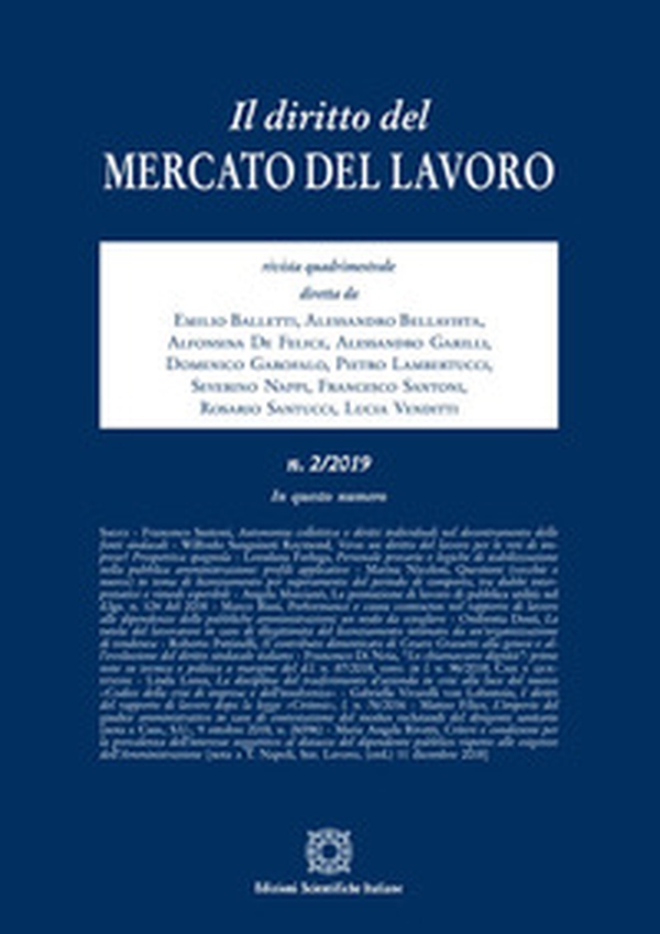 Il diritto del mercato del lavoro - Librerie.coop Il diritto del mercato del lavoro - Librerie.coop