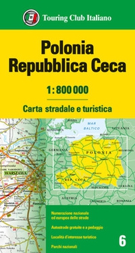 Polonia. Repubblica Ceca 1:800.000 - Librerie.coop