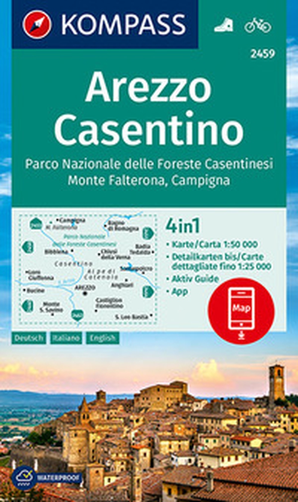 Carta escursionistica n. 2459. Arezzo, Casentino, Parco Nazionale delle Foreste Casentinesi, Monte Falterona, Campigna - Librerie.coop Carta escursionistica n. 2459. Arezzo, Casentino, Parco Nazionale delle Foreste Casentinesi, Monte Falterona, Campigna - Librerie.coop