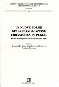 Le nuove forme della pianificazione urbanistica in Puglia - Librerie.coop