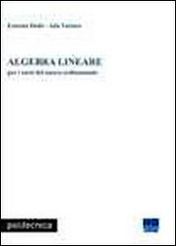 Algebra lineare - Librerie.coop Algebra lineare - Librerie.coop