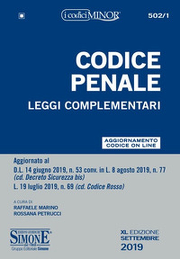 Codice penale e leggi complementari. Ediz. minor - Librerie.coop Codice penale e leggi complementari. Ediz. minor - Librerie.coop