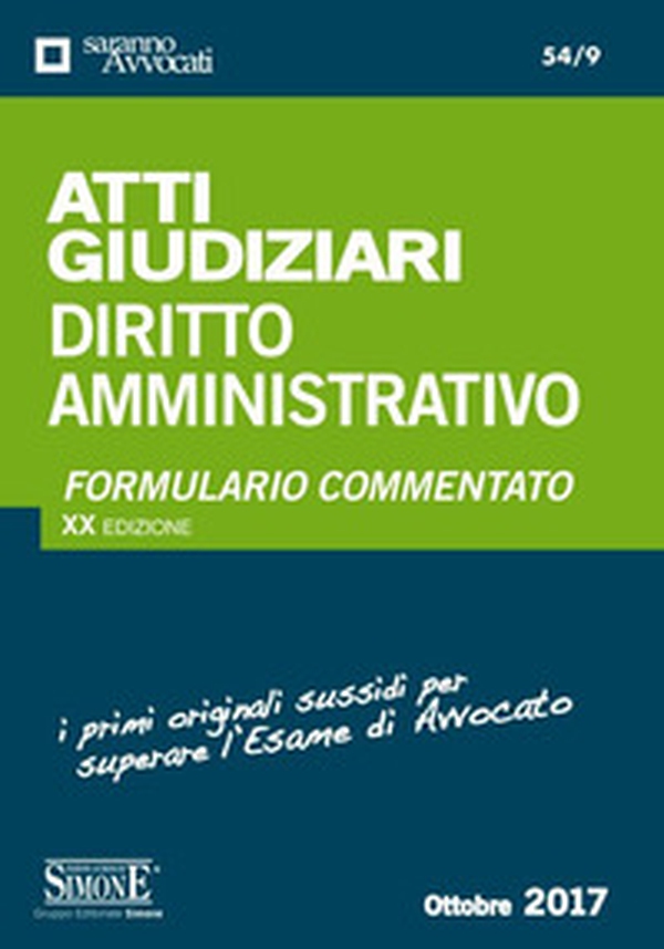 Atti giudiziari. Diritto amministrativo. Formulario commentato - Librerie.coop Atti giudiziari. Diritto amministrativo. Formulario commentato - Librerie.coop