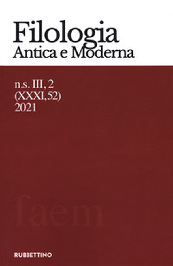 Filologia antica e moderna - Librerie.coop Filologia antica e moderna - Librerie.coop