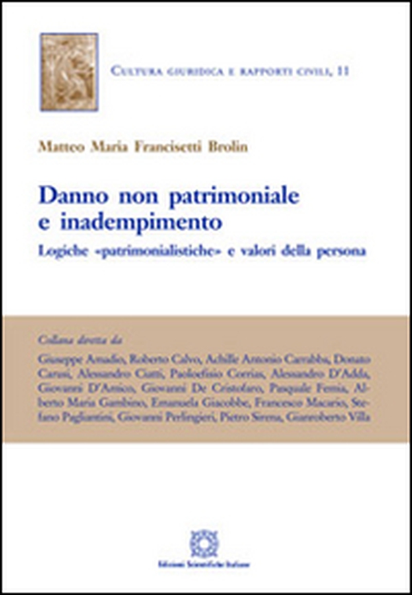 Danno non patrimoniale e inadempimento - Librerie.coop Danno non patrimoniale e inadempimento - Librerie.coop