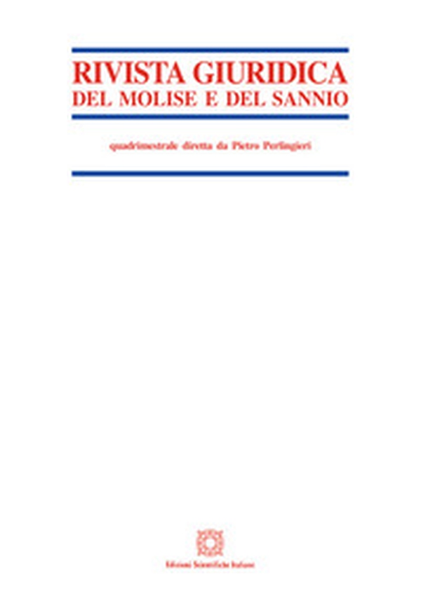 Rivista giuridica del Molise e del Sannio - Vol. 2 - Librerie.coop Rivista giuridica del Molise e del Sannio - Vol. 2 - Librerie.coop