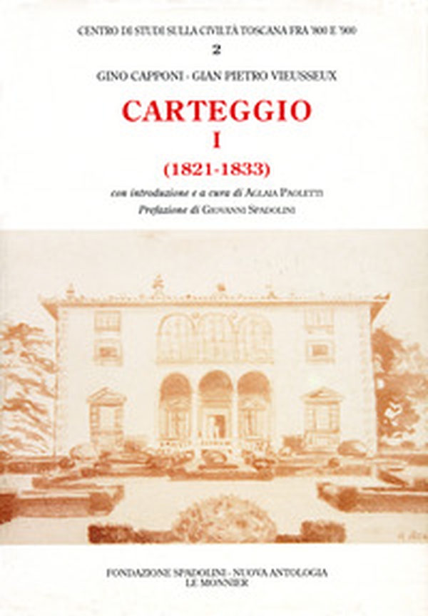 Carteggio (1821-1833) - Librerie.coop Carteggio (1821-1833) - Librerie.coop