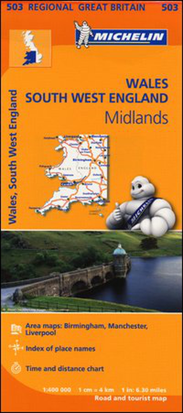 Wales, South West England, Midlands 1:400.000 - Librerie.coop Wales, South West England, Midlands 1:400.000 - Librerie.coop