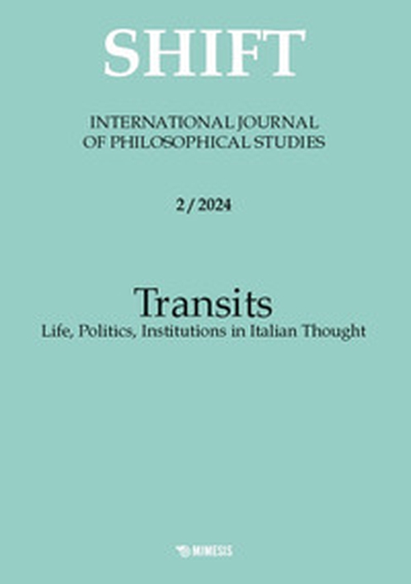 Shift. International journal of philosophical studies - Vol. 2 - Librerie.coop Shift. International journal of philosophical studies - Vol. 2 - Librerie.coop