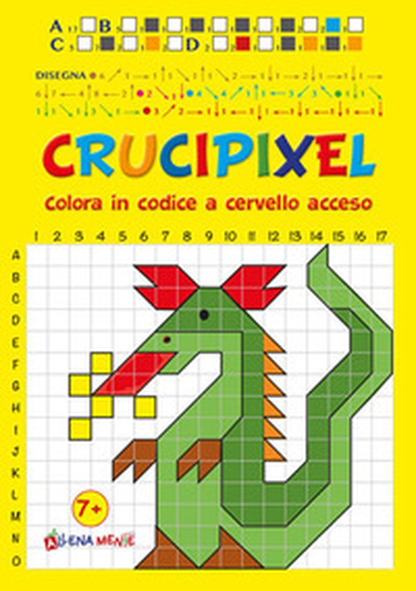 Crucipixel. Colora in codice a cervello acceso - Librerie.coop Crucipixel. Colora in codice a cervello acceso - Librerie.coop