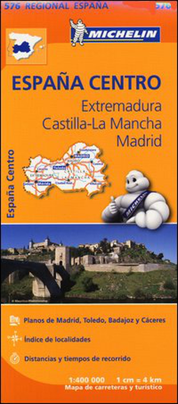 España Centro. Extremadura. Castilla-La Mancha. Madrid. 1:400.000 - Librerie.coop España Centro. Extremadura. Castilla-La Mancha. Madrid. 1:400.000 - Librerie.coop