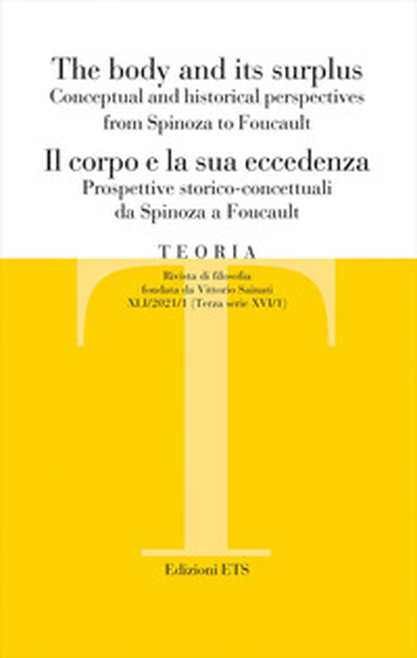 Teoria. Rivista di filosofia. Ediz. italiana e inglese - Vol. 1 - Librerie.coop Teoria. Rivista di filosofia. Ediz. italiana e inglese - Vol. 1 - Librerie.coop