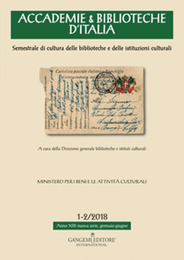 Accademie & biblioteche d'Italia - Vol. 1-2 - Librerie.coop Accademie & biblioteche d'Italia - Vol. 1-2 - Librerie.coop