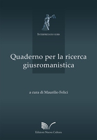 Quaderno per la ricerca giusromanistica - Librerie.coop