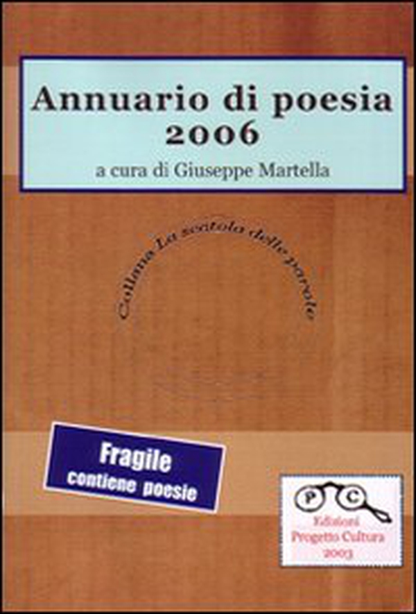 Annuario di poesia 2006 - Librerie.coop Annuario di poesia 2006 - Librerie.coop