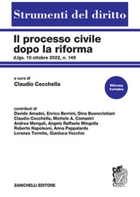 Il processo civile dopo la riforma. D.lgs. 10 ottobre 2022, n. 149 - Librerie.coop