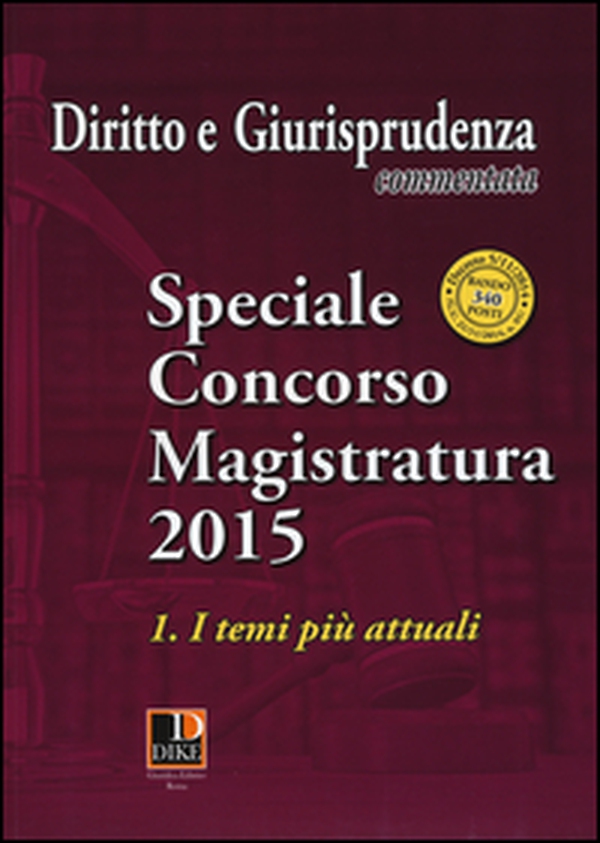 Speciale concorso in magistratura - Vol. 1 - Librerie.coop Speciale concorso in magistratura - Vol. 1 - Librerie.coop